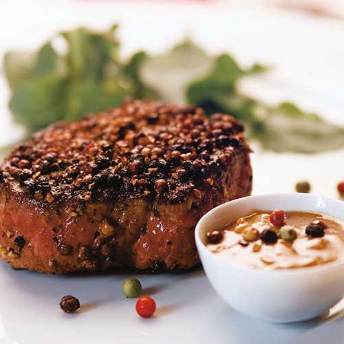 STEAK A LA PIMIENTA